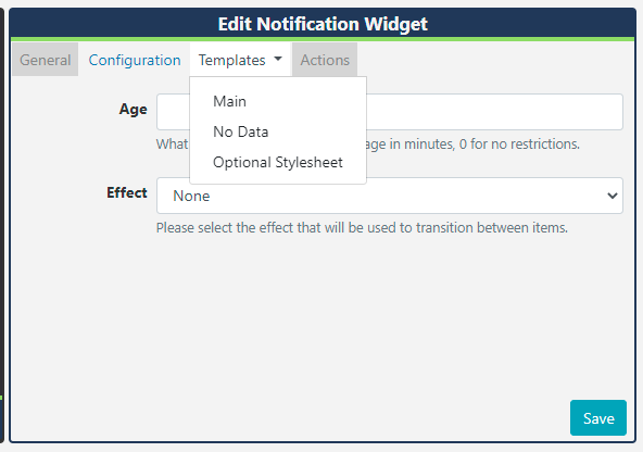 Notification Template